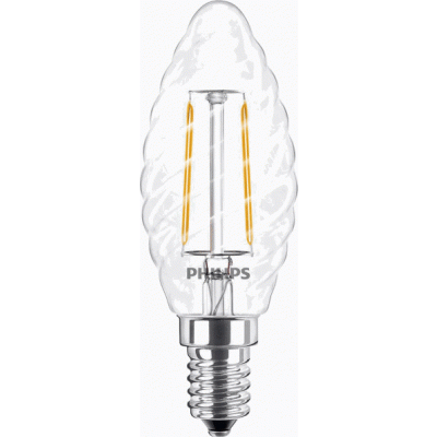 Żarówka LEDCandle ND 2-25W ST35 E14 827 CL indeks wycofany PHILIPS (929001238502)